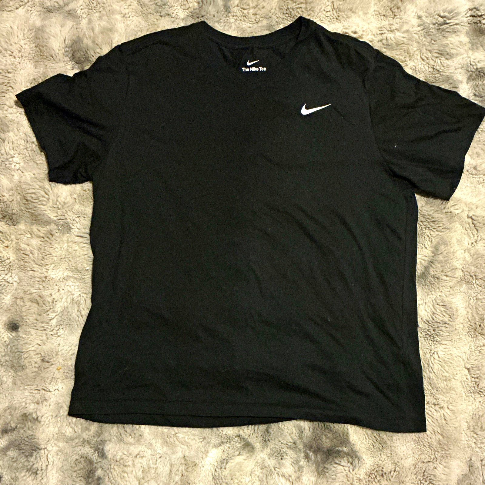 Nike Tee Dri-FIT Black Crew Neck Short Sleeve T-Shirt Men\'s SIZE XL