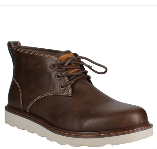 NEW Buffalo Men\'s Metcalf Brown Chukka Flexible Boots Variety