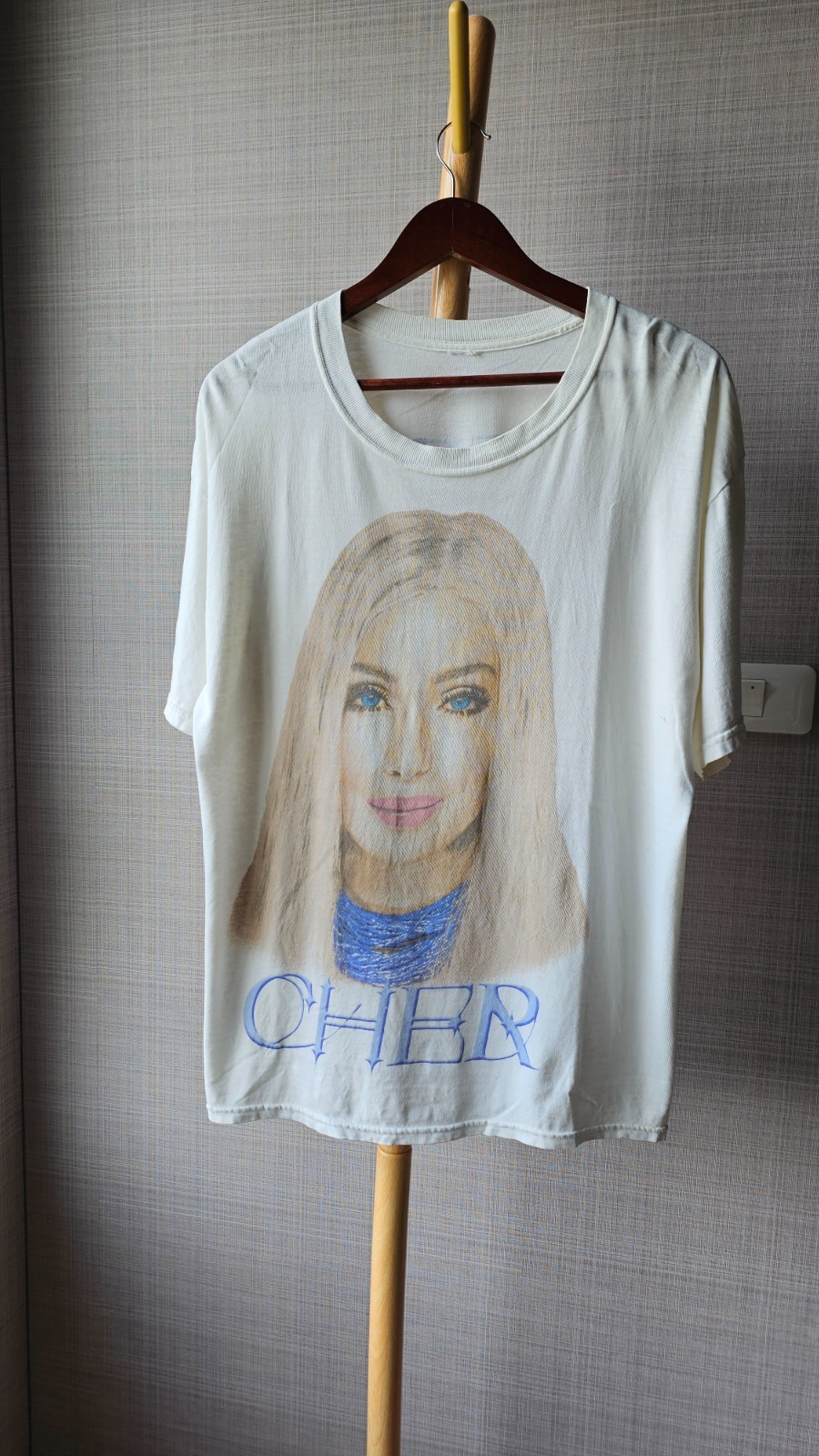 Vintage 2003 Cher Living Proof Farewell Tour T-Shirt White Size L