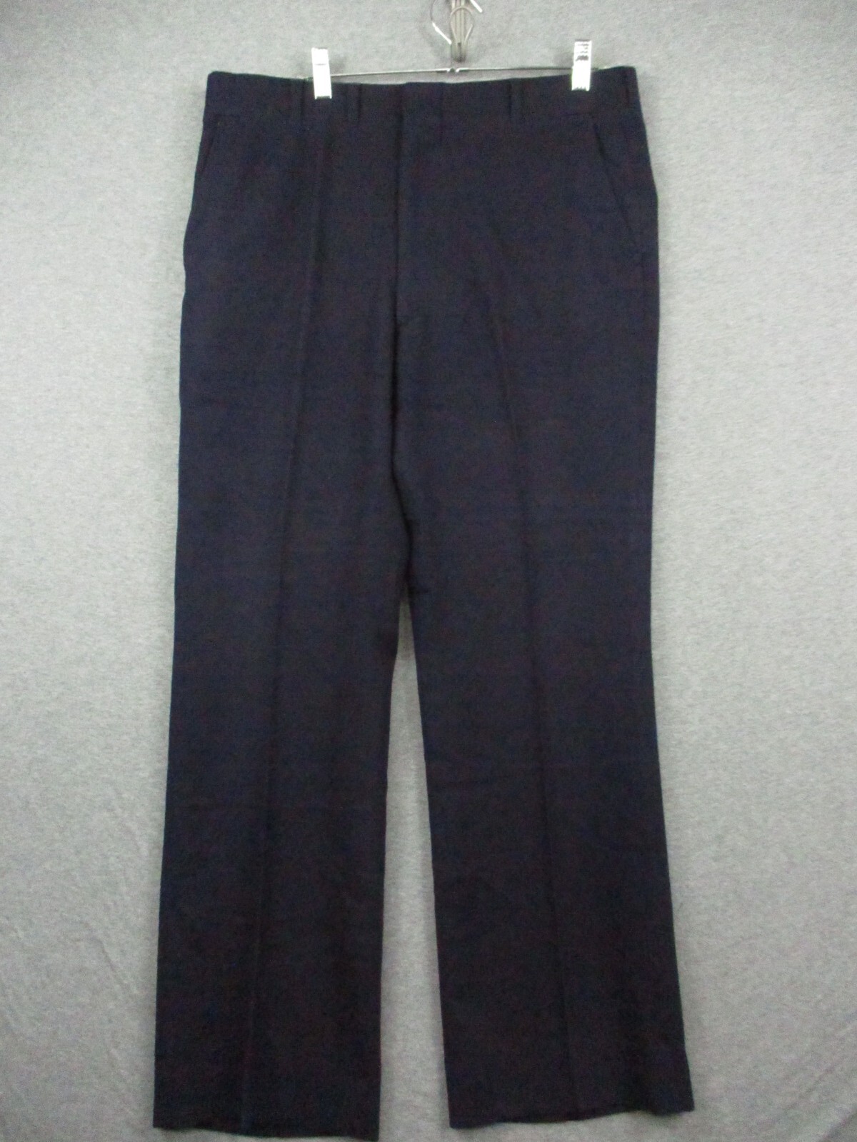 CORBIN Vintage Huntington Flannel Pants 34x 29 Navy Trousers EUC