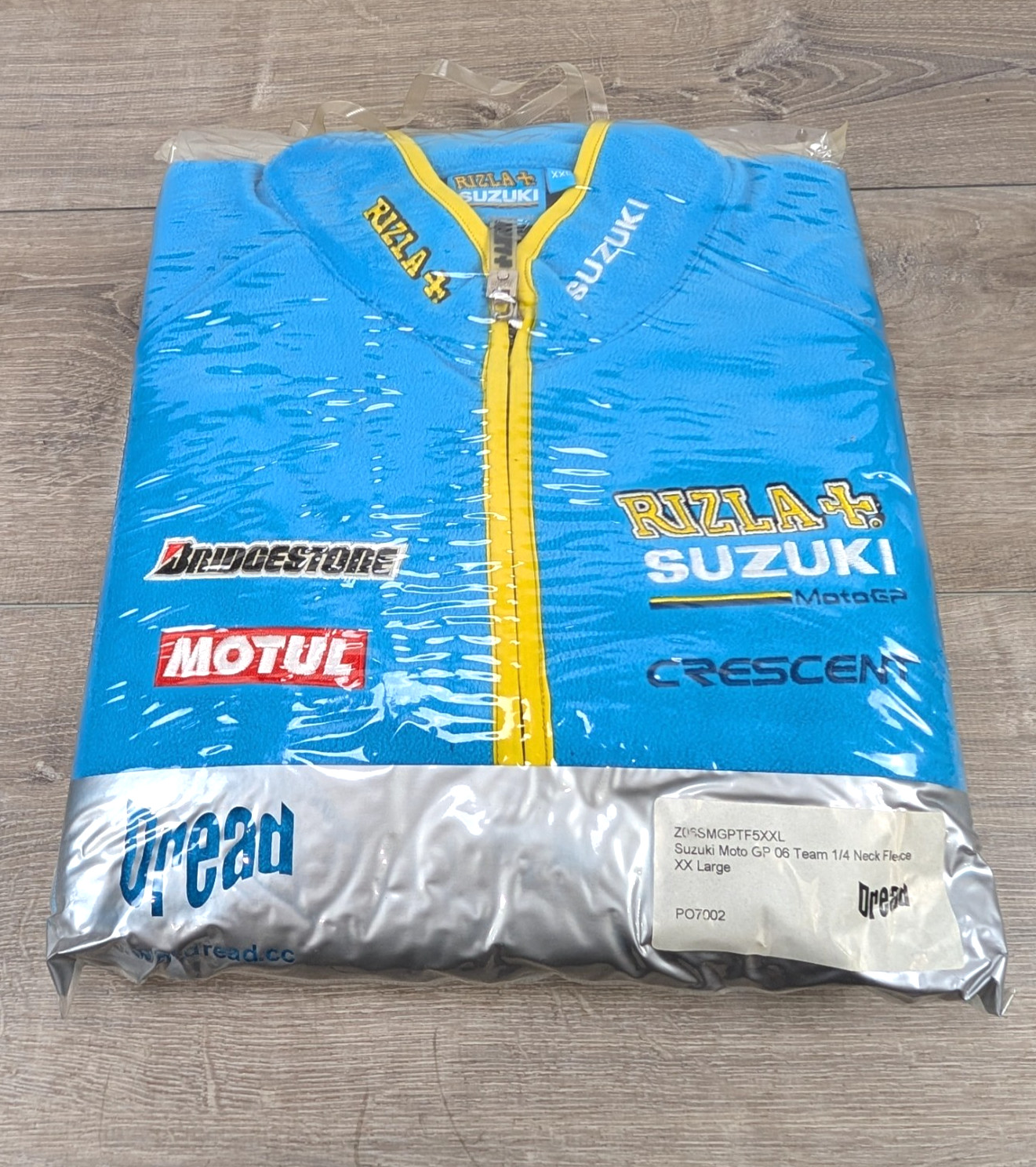 Suzuki Rizla Moto GP Team Official Fleece Size XXL Vintage Motorcycle NEW