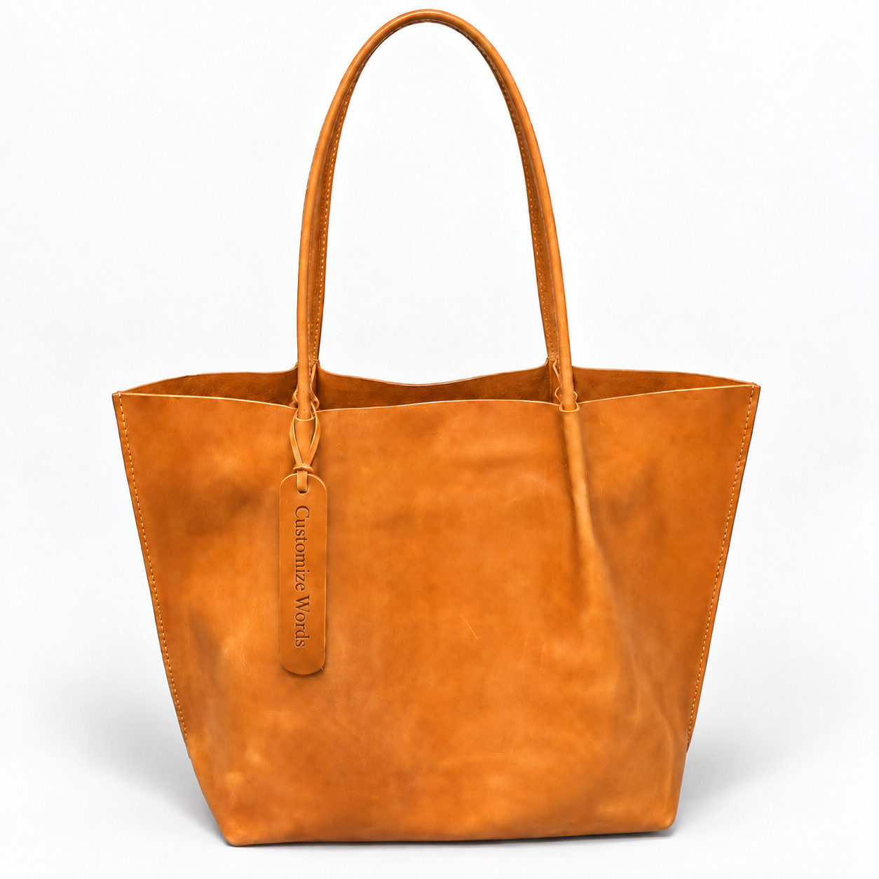 Women’s Genuine Leather Tote Bag Large Shoulder Handbag Vintage Tan Brown Hand