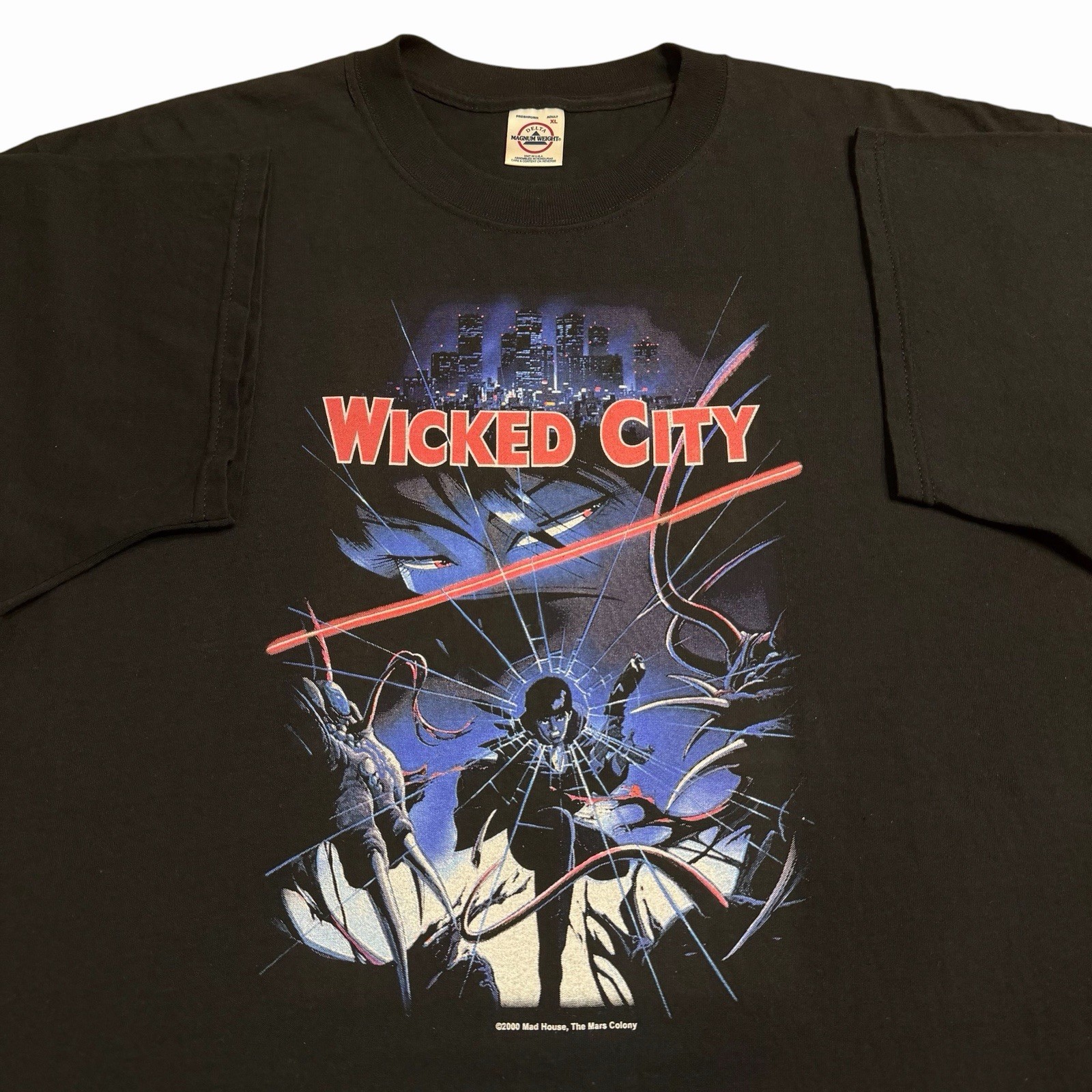 Vintage Wicked City Anime T-Shirt Rare 2000 Size XL Grail