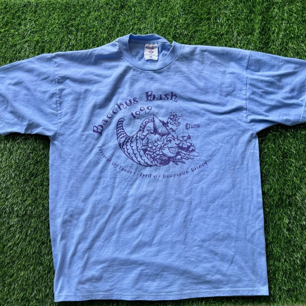 Vintage 1999 Downtown Disney Bacchus Bash Festival of Foods Tee XL