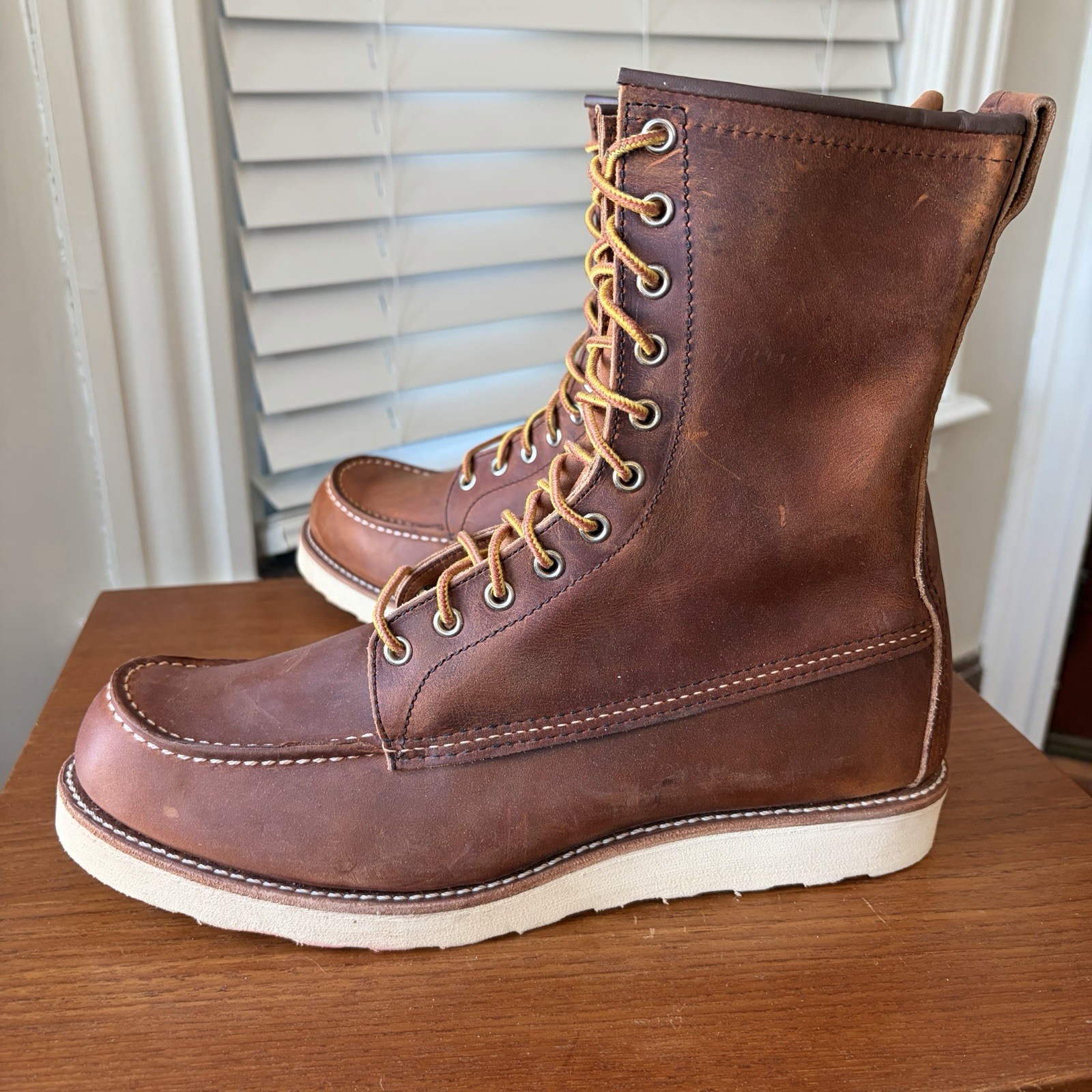 NEW w BOX RARE MODEL | RED WING 11.5D COPPER ROUGH & TOUGH 8\