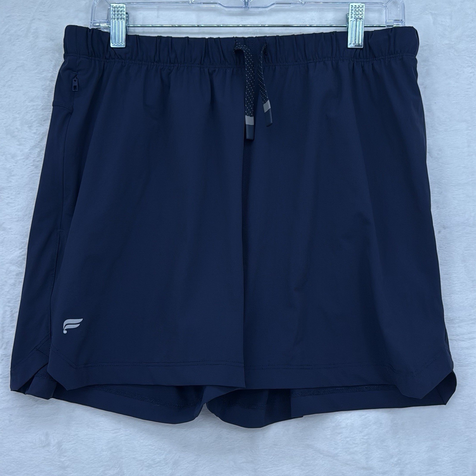 Fabletics The One Short Large Mens Deep Navy Blue Unlined Shorts