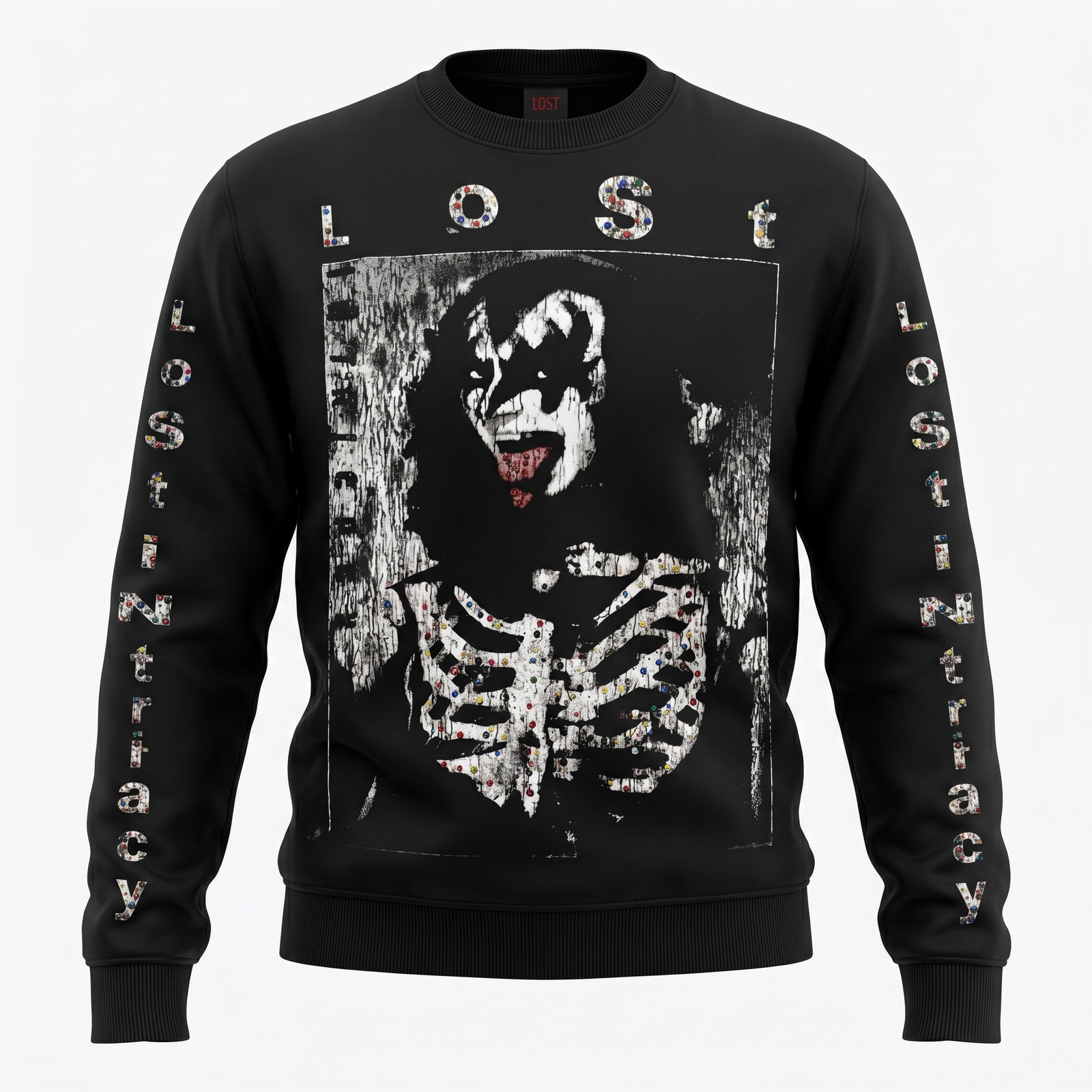 Lost Intricacy Kiss of Monroe Crewneck Shirt