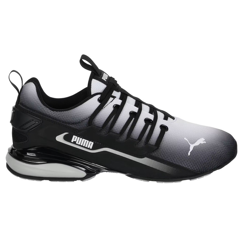 Men's Puma Axelion 2 Fade Puma Black-Puma White-Cool Lht Gray (314572 02)