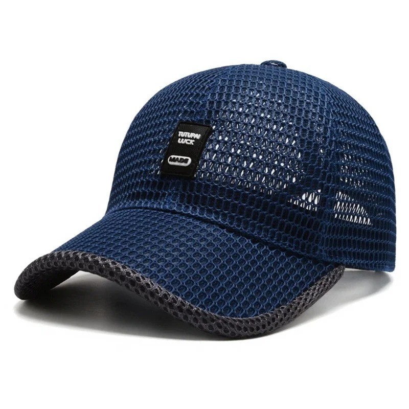 Men\'s Breathable Mesh Baseball Cap Summer Outdoor Hat Trucker Cap Gym Fun Gift