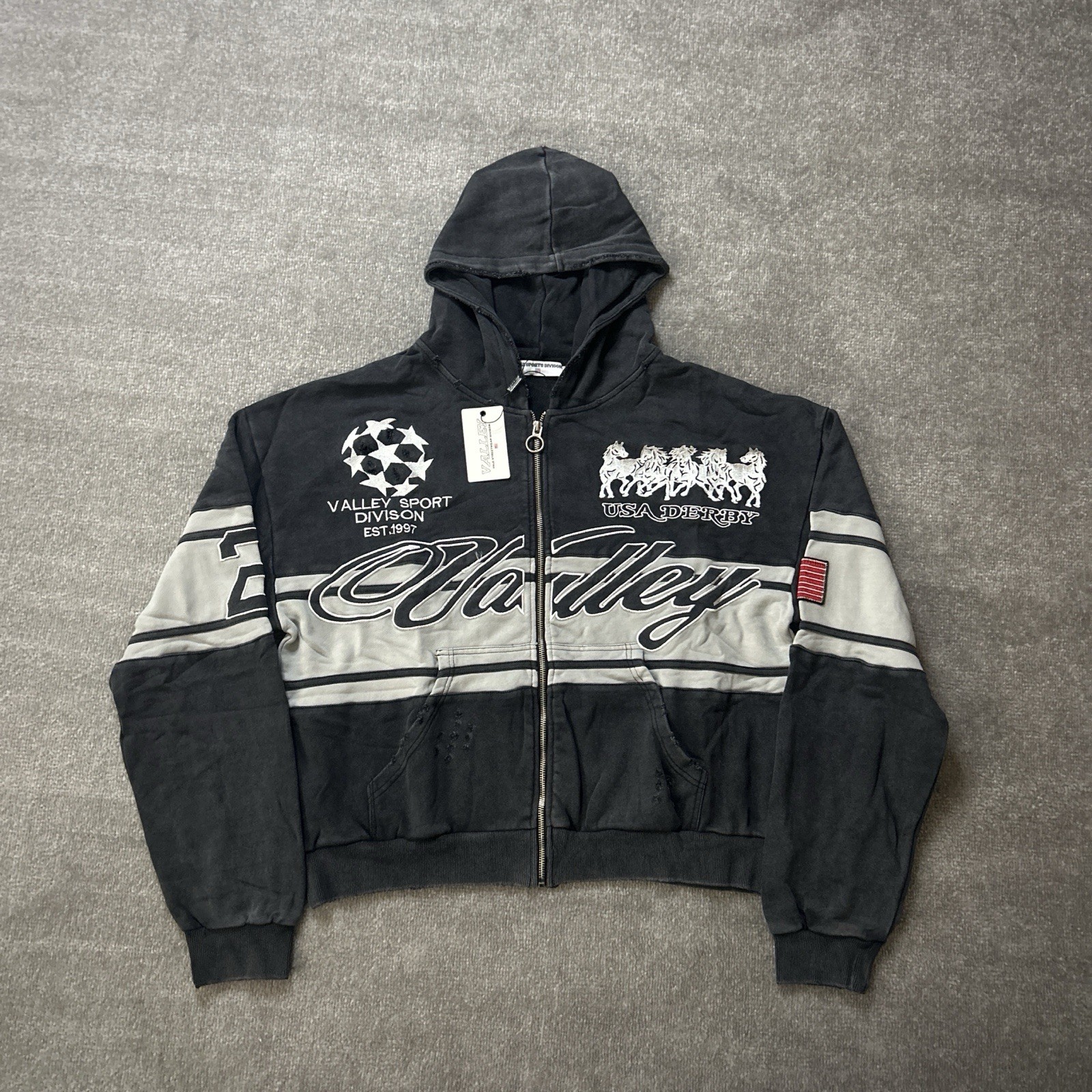 Valley Dreams Zip Up Hoodie L