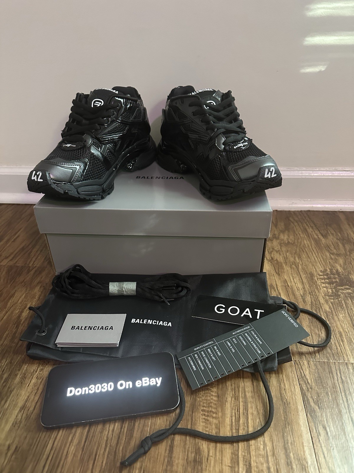 (2026) Balenciaga Runner Sneaker ‘Black’ - Size 9 US / 42 EU
