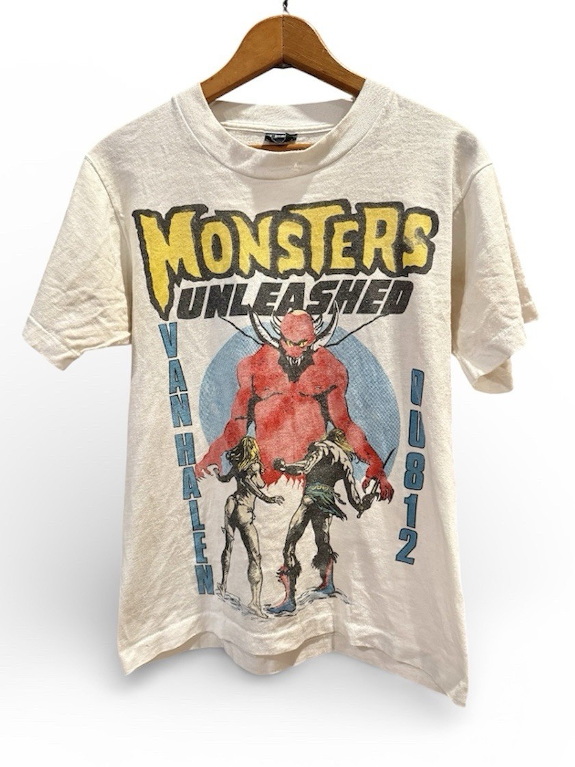 Vintage 1988 Van Halen Monsters of Rock Tour T shirt Parking Lot Tee Unleashed
