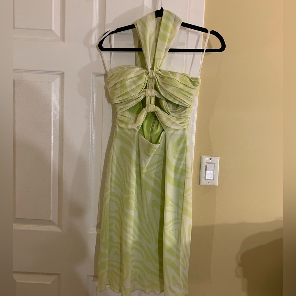 Ronny Kobo Tie Neck Dress Size 2