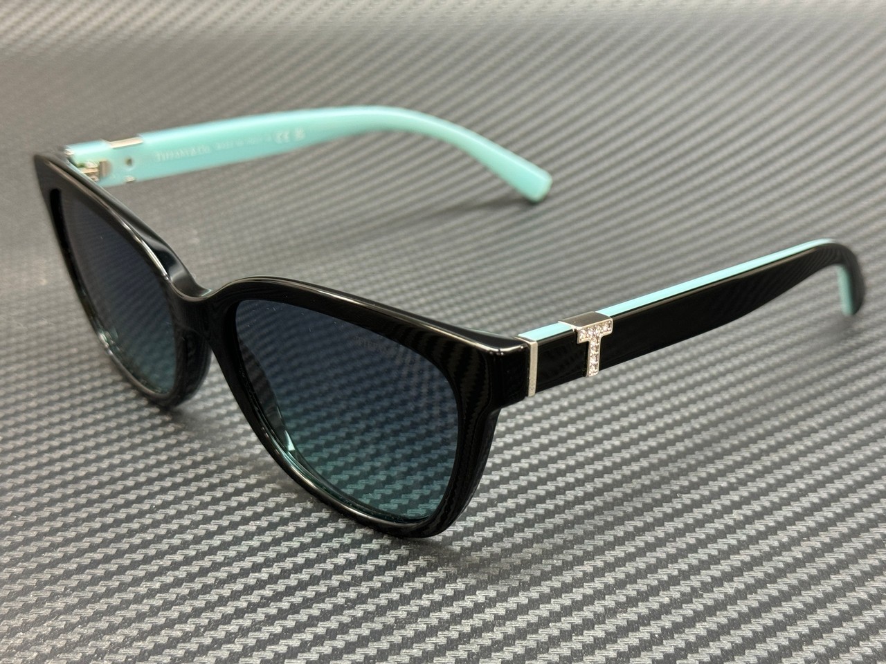 TIFFANY TF4237B 80019S Black Blue Gradient Women\'s 55 mm Sunglasses