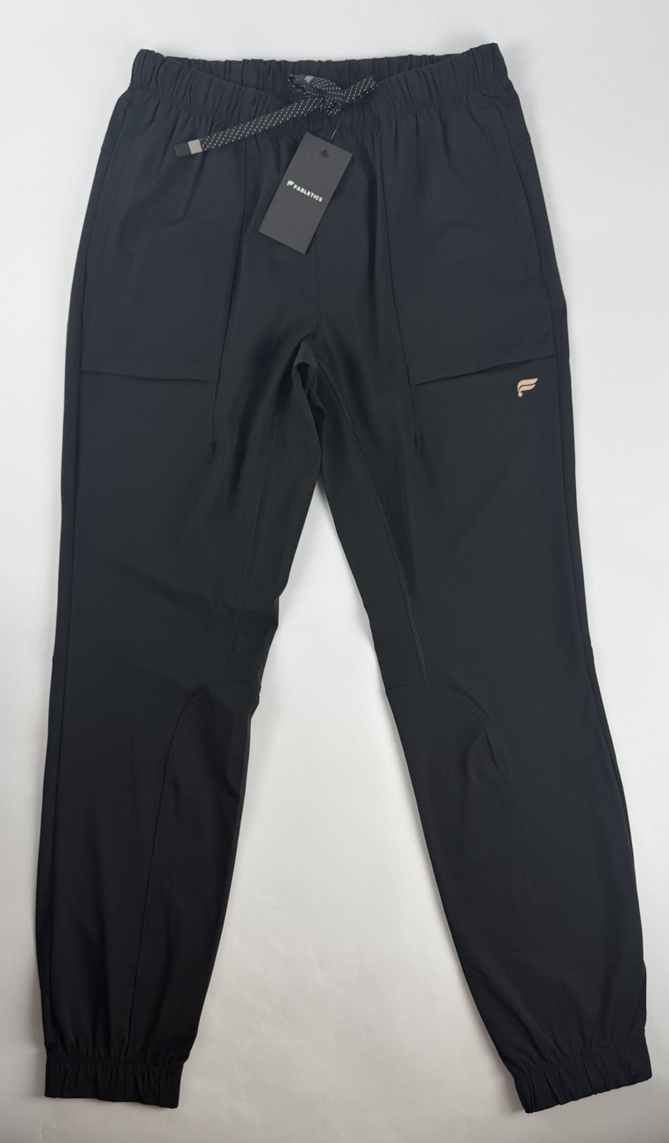NWT Fabletics The One Jogger Mens Medium Black Athletic Pants Quick-Dry