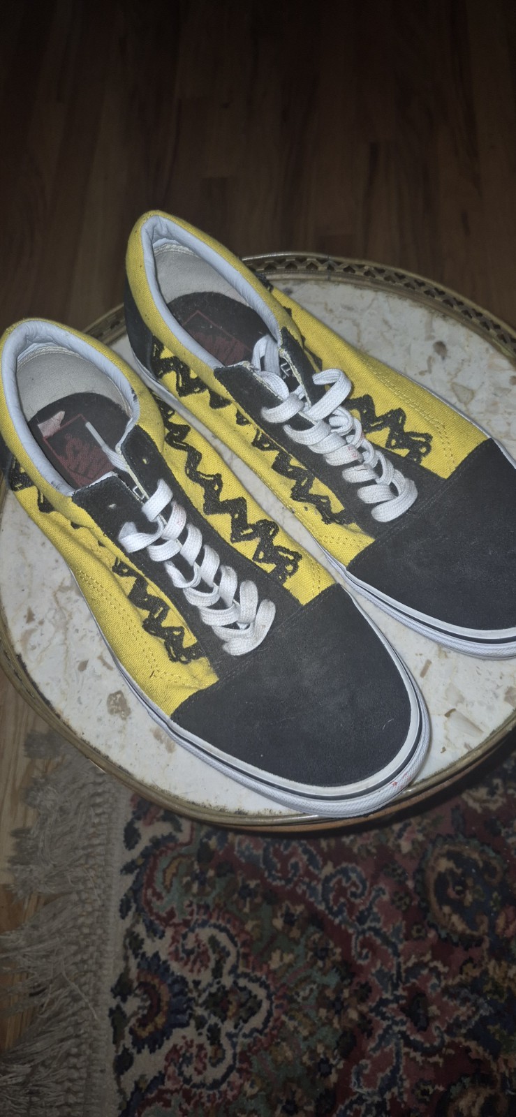 Size 12 - Peanuts x Vans Old Skool Charlie Brown Shoes