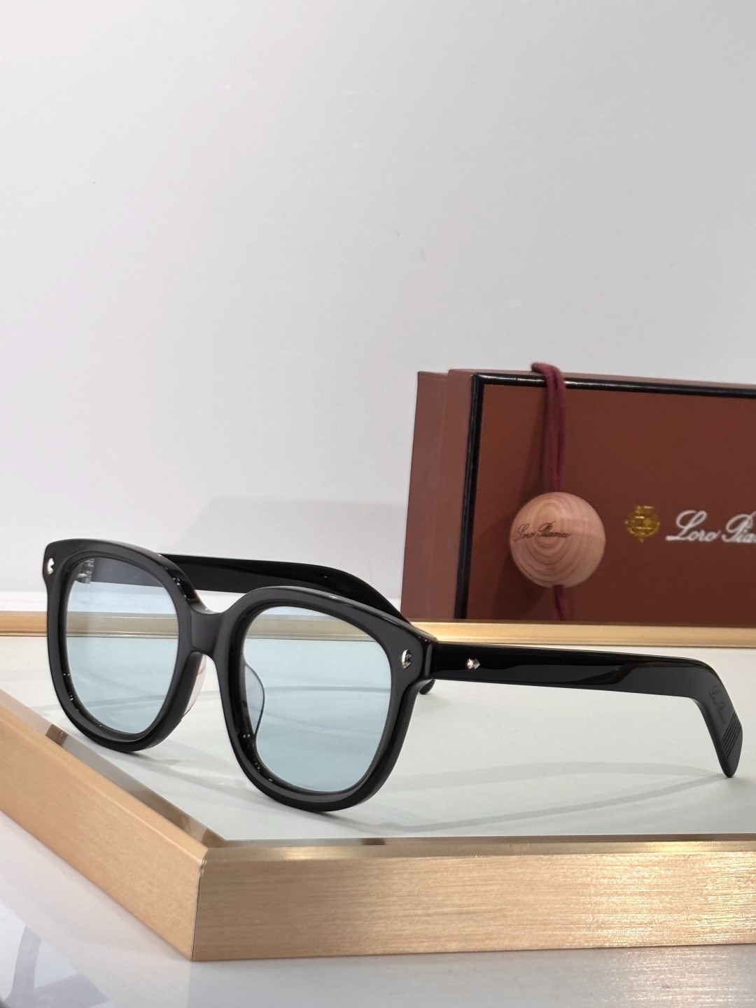Loro Piana SPAGNA Full‑Rim Square Unisex Stylish Sun Glasses