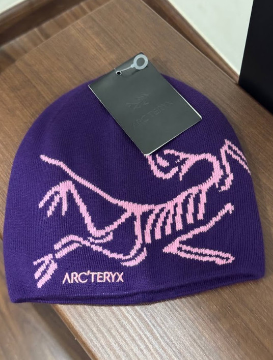 Arc'teryx Bird Head Toque Multicolor Wool Knit Beanie Unisex Winter Ski Hat NWT