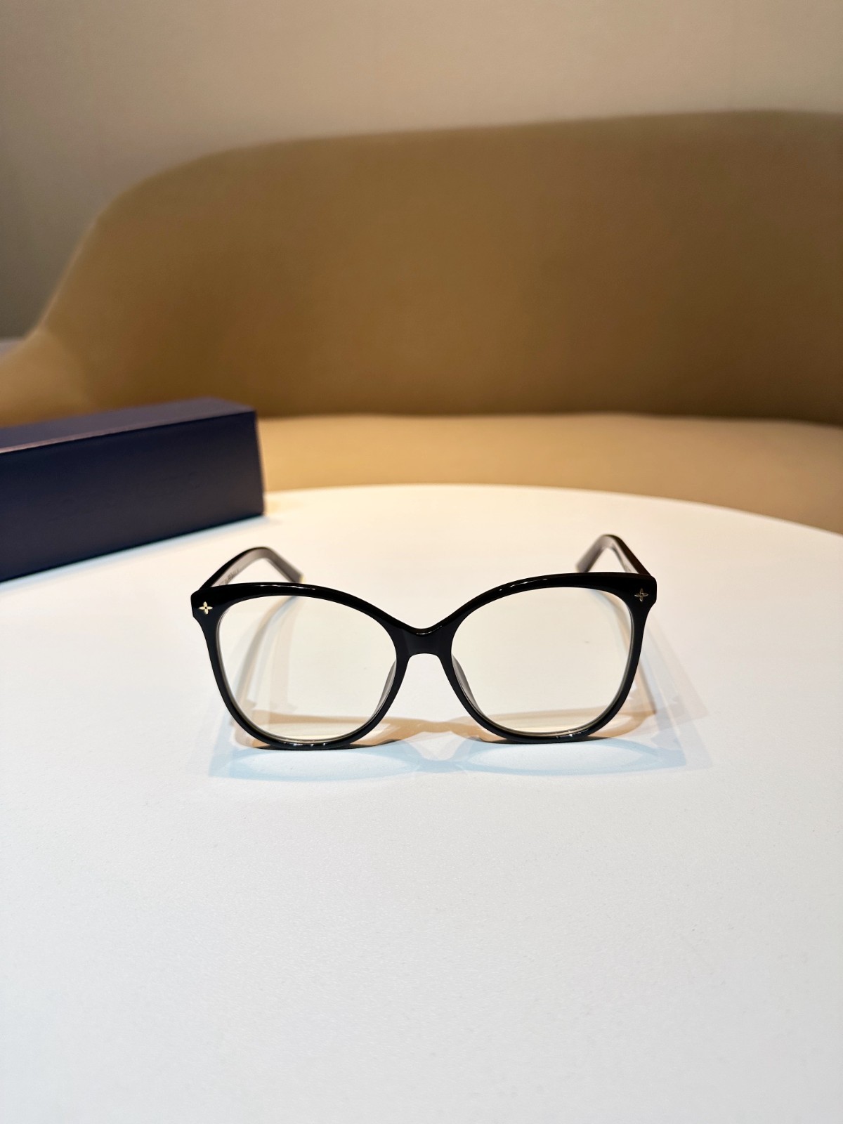 Louis Vuitton Z1657E My Monogram Light Cat Eye Black Eyeglasses 57-16-145 - NWB
