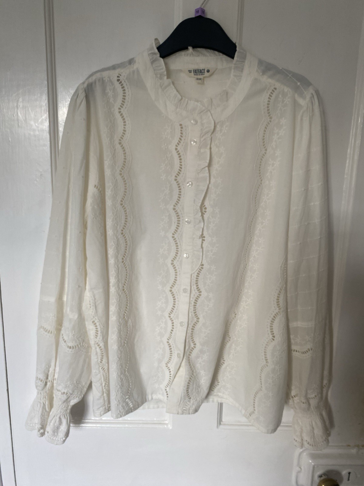 Women Long Sleeve Pia Vintage Style Blouse Shirt Fat Face Size 16  Unworn