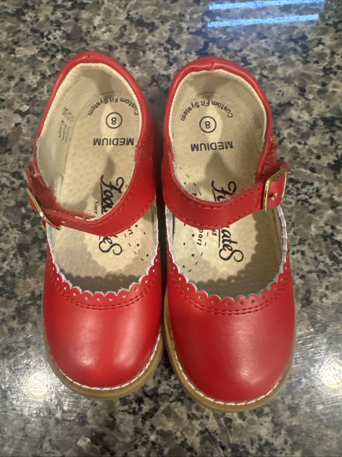 Toddler Girl Red Mary Jane\'s Size 8
