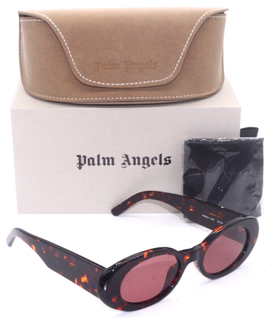 BRAND NEW PALM ANGELS PERI004 6428 HAVANA W/PINK LENS AUTHENTIC SUNGLASSES 50-20