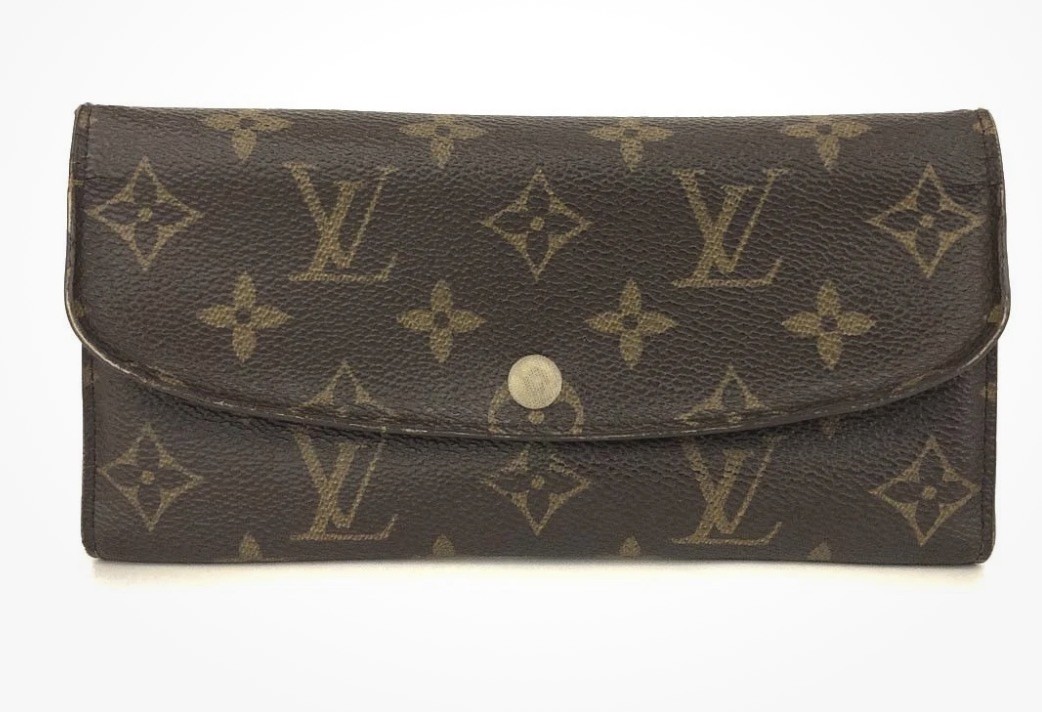 EGA Louis Vuitton Monogram Portefeuille Emilie Long Bifold Wallet Brown/3CJ0003