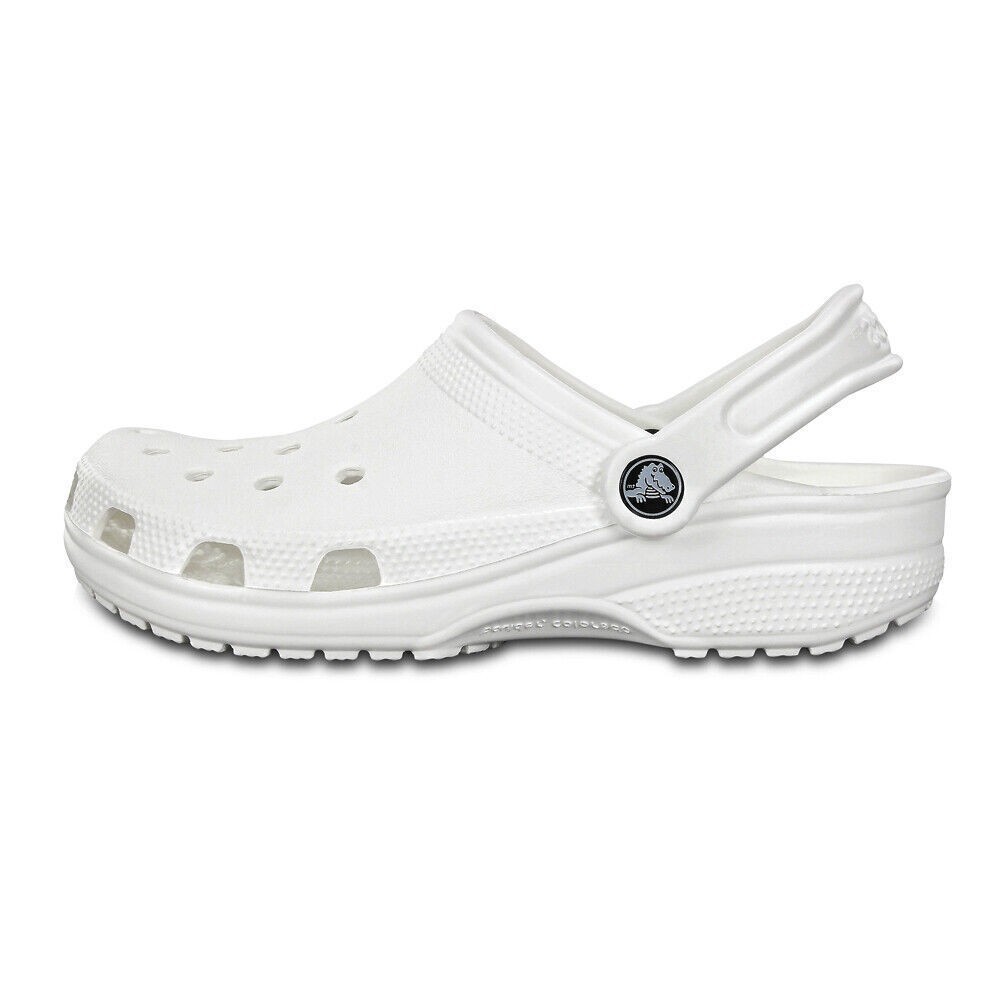 USA- Unisex Black/White Cozy Classic Clog Ultra-Light Slip-On Shoes 