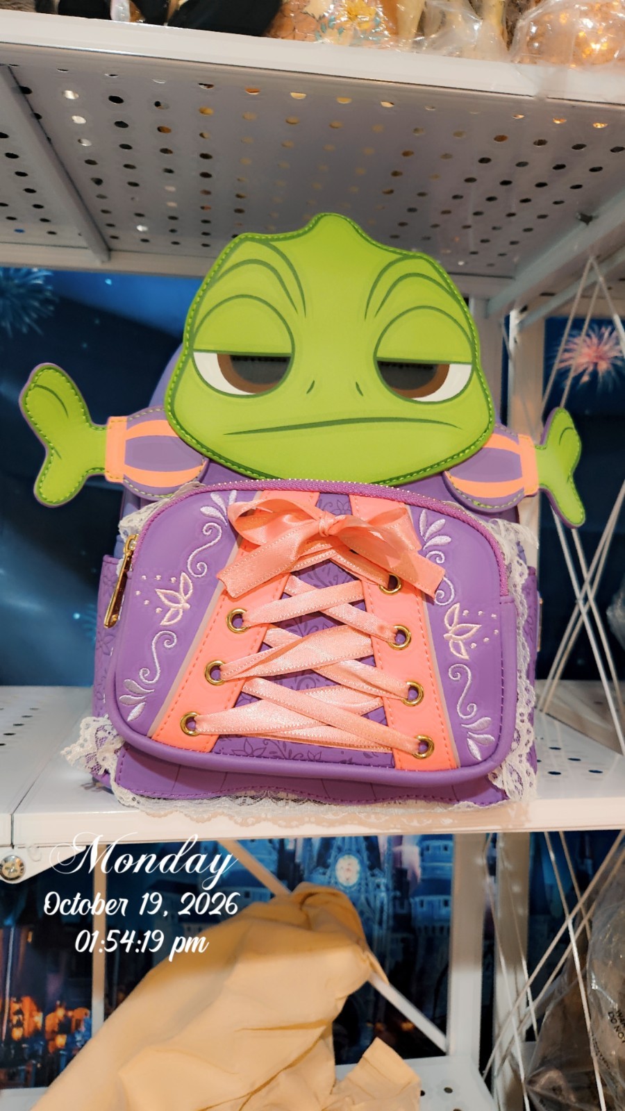 NEW Loungefly Disney Tangled Pascal Mini Backpack SDCC 2021 RARE GRAIL