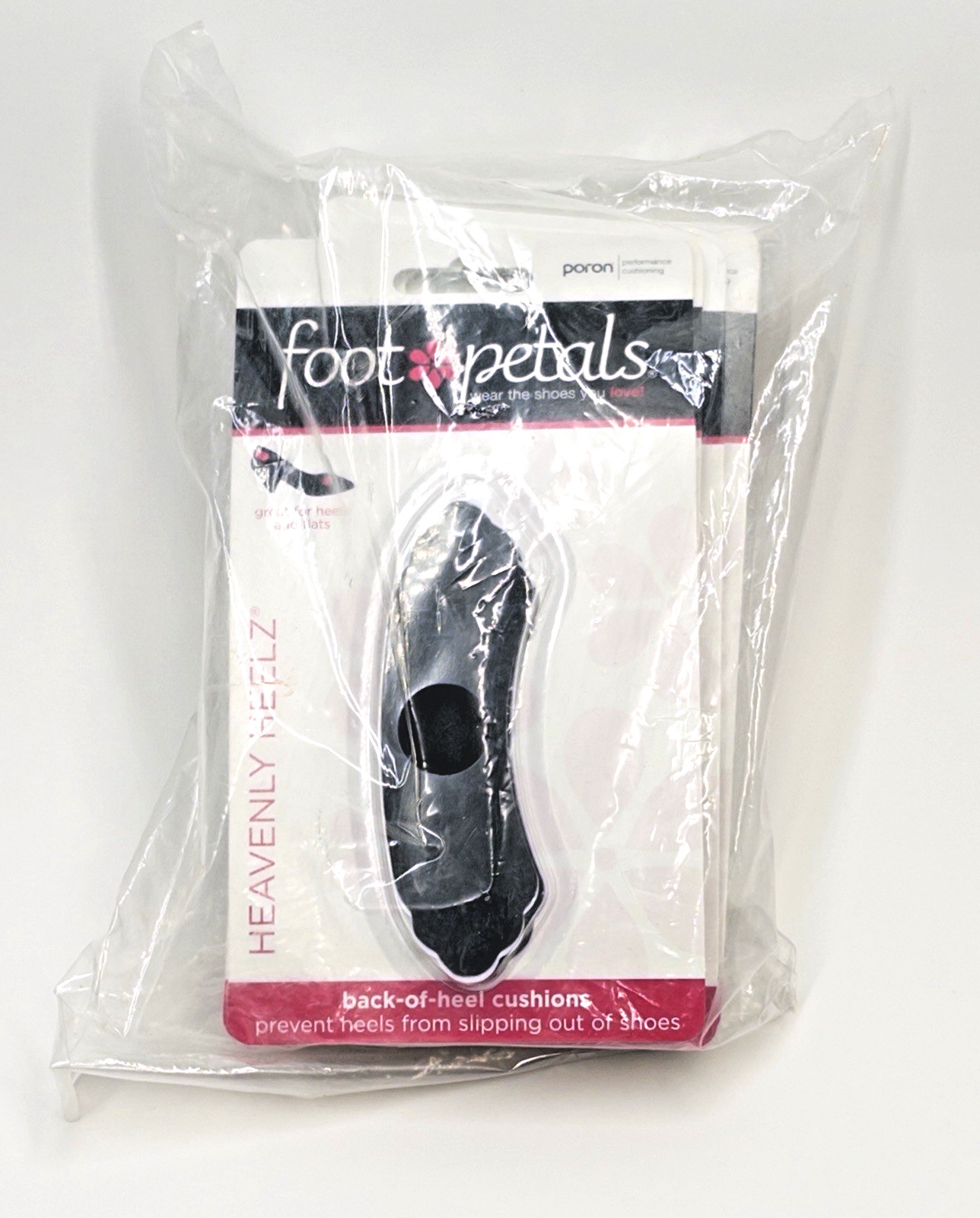 6 Pairs Foot Petals Heavenly Heelz Back of Heel Cushion