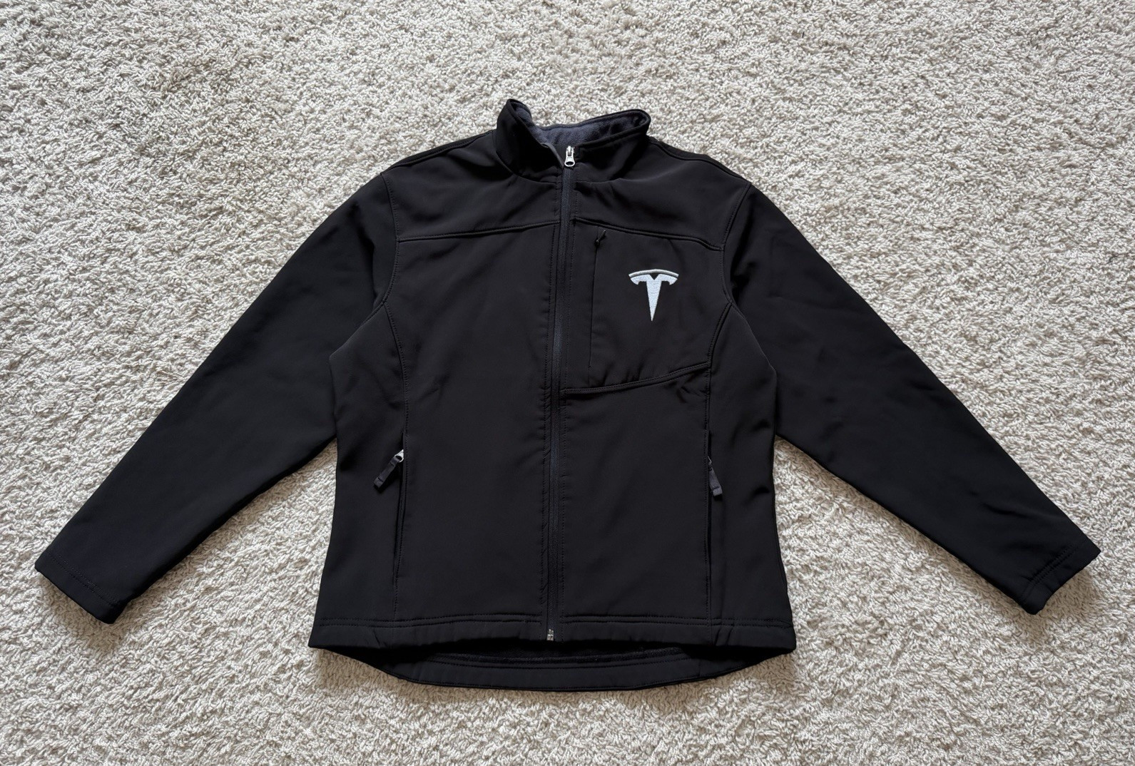 TESLA - Fossa Racing/Corporate Jacket Women’s Medium Black Softshell Embroidered