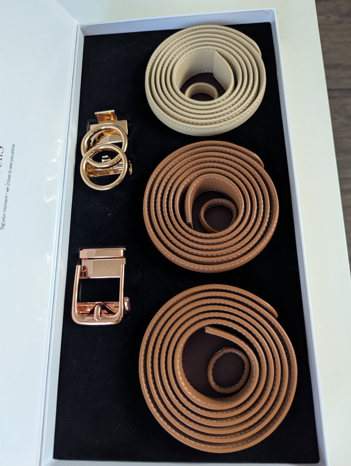 Bella Belts Trio Bundle | 3 Interchangeable Ratch2 Mixed Buckles (Gold & Bronze)