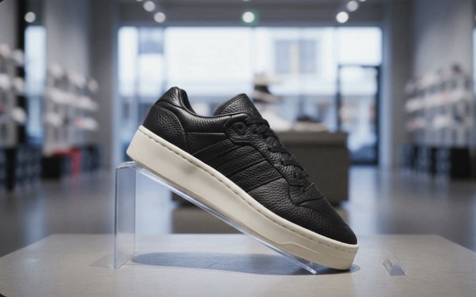 Adidas Rivalry Lux Low Black (Size: M9/W10)