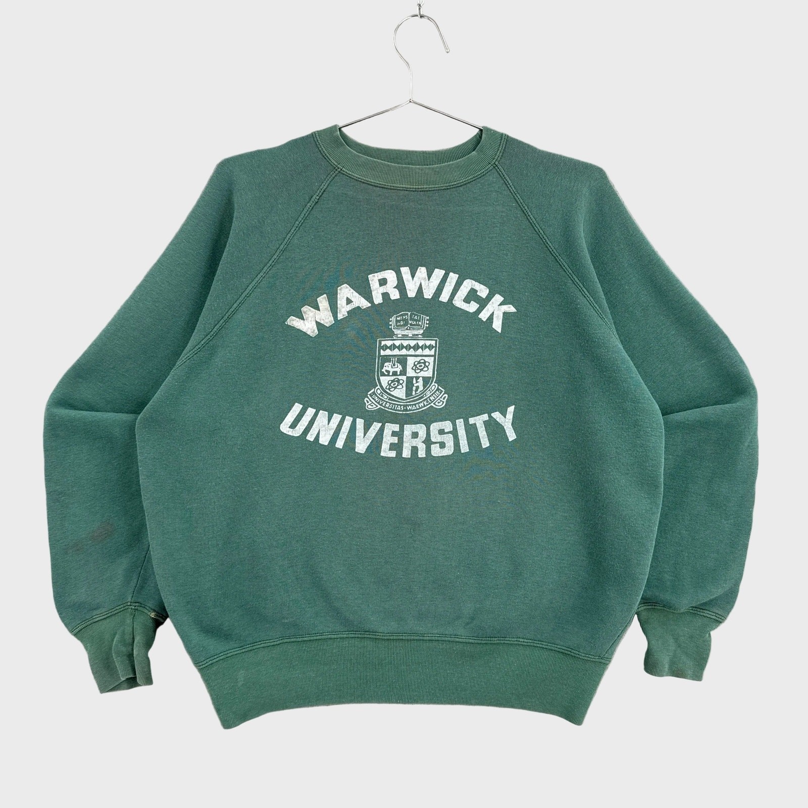 True Vintage 1960s-1970s Warwick University Varsity Crewneck Sweatshirt - S