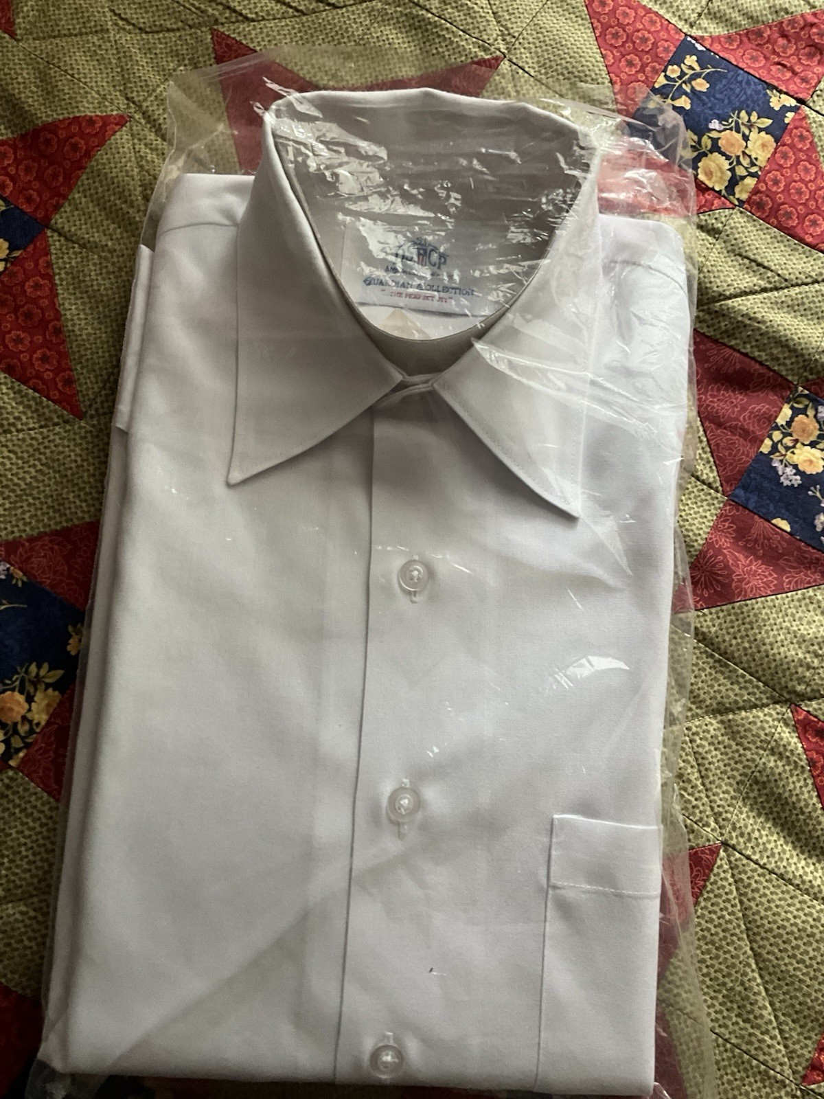 DSCP Guardian Collection White Long Sleeve Shirt 15.5 x 33 EUC