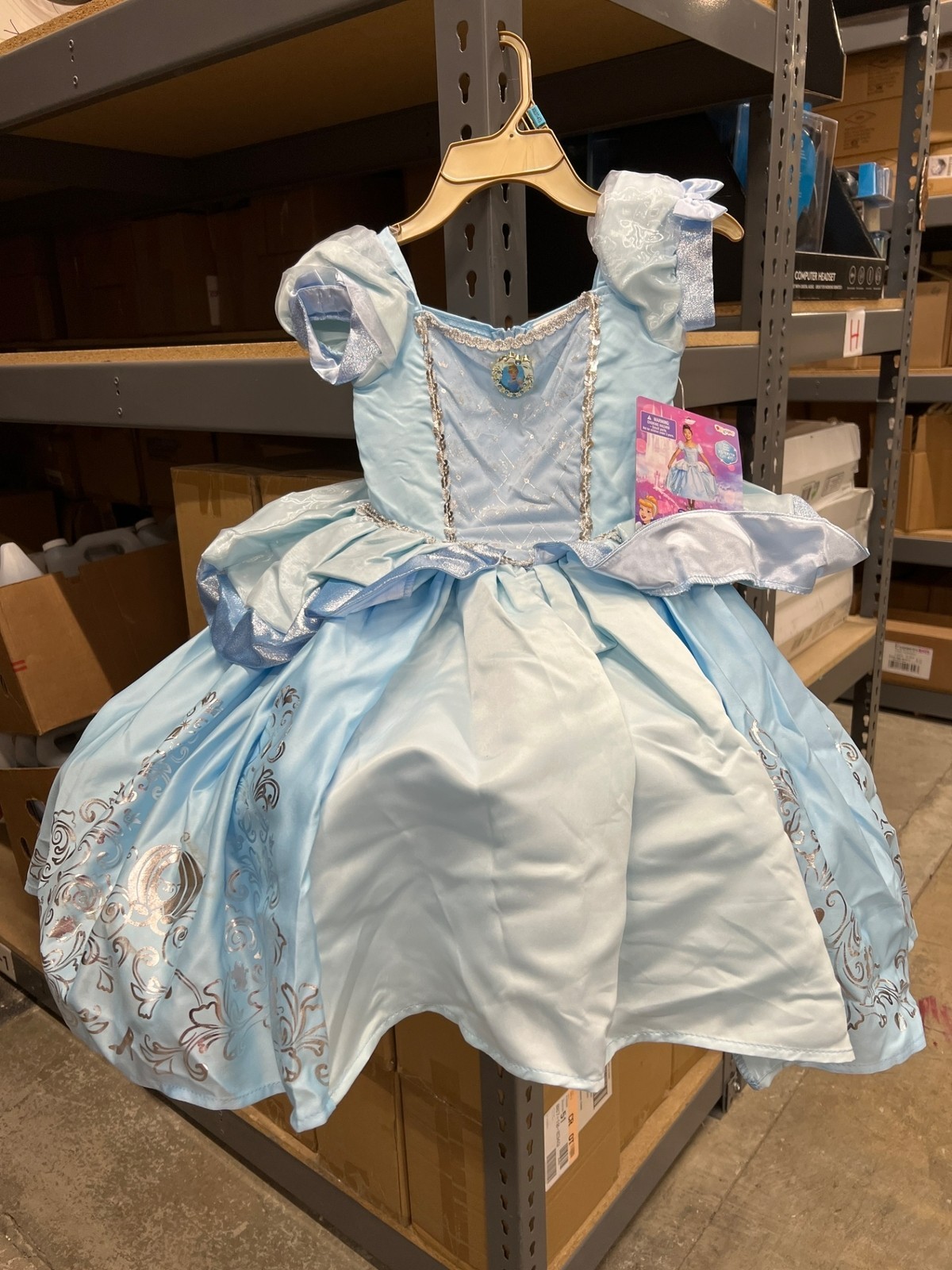 DISNEY PRINCESS CINDERELLA CHILD COSTUME M 8-10