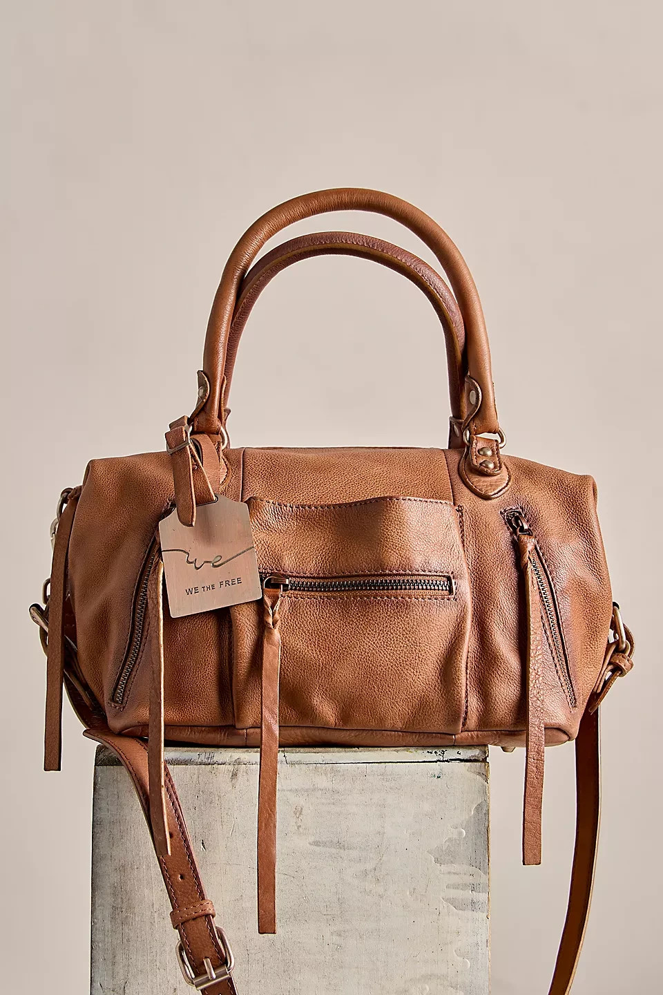 Freepeople - We The Free Baby Emerson Tote Bag - Saddle NWT