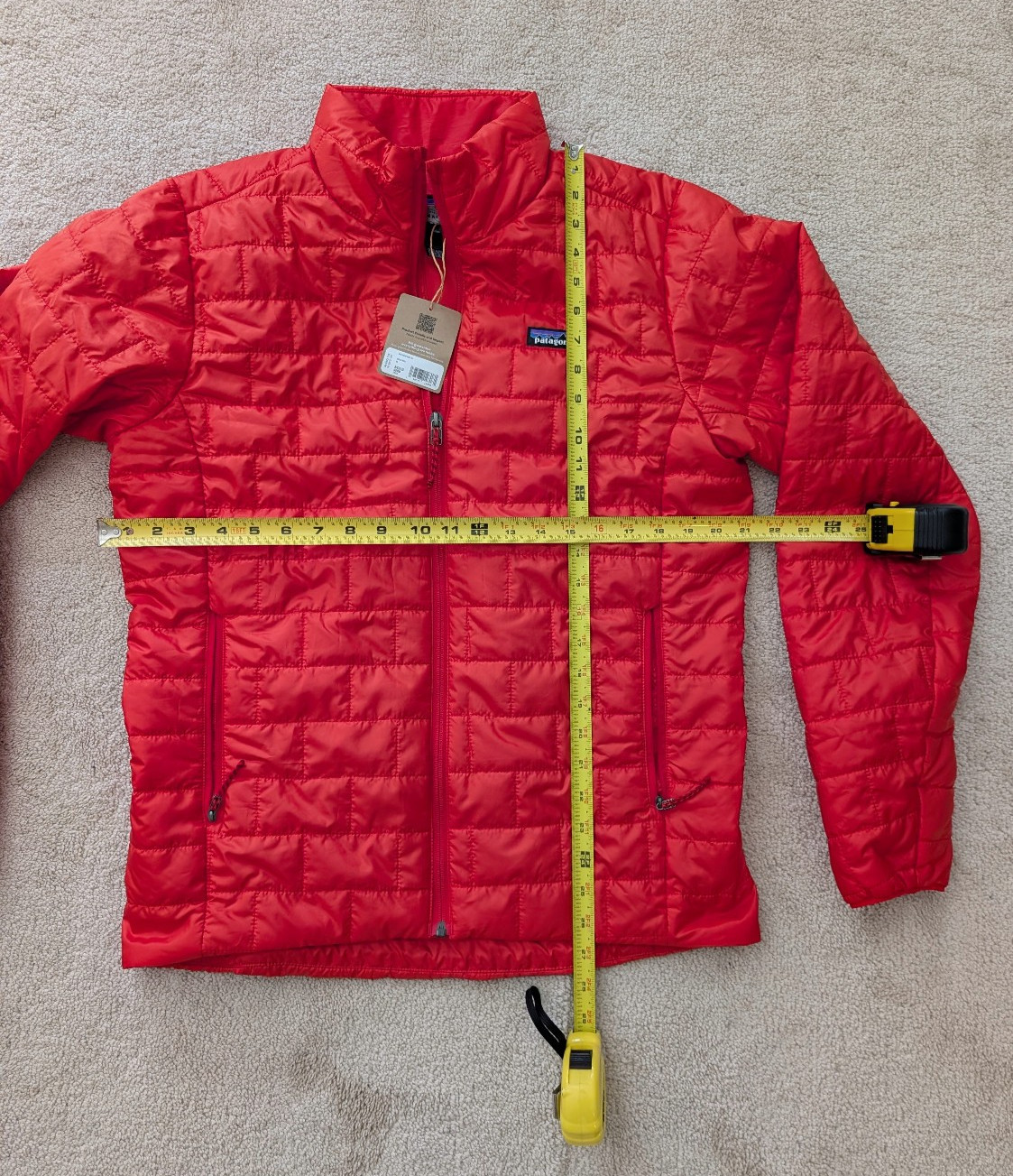 Patagonia Men\'s Nano Puff Jacket Sizzle Red Size M Medium NEW NWT ($229 Retail)