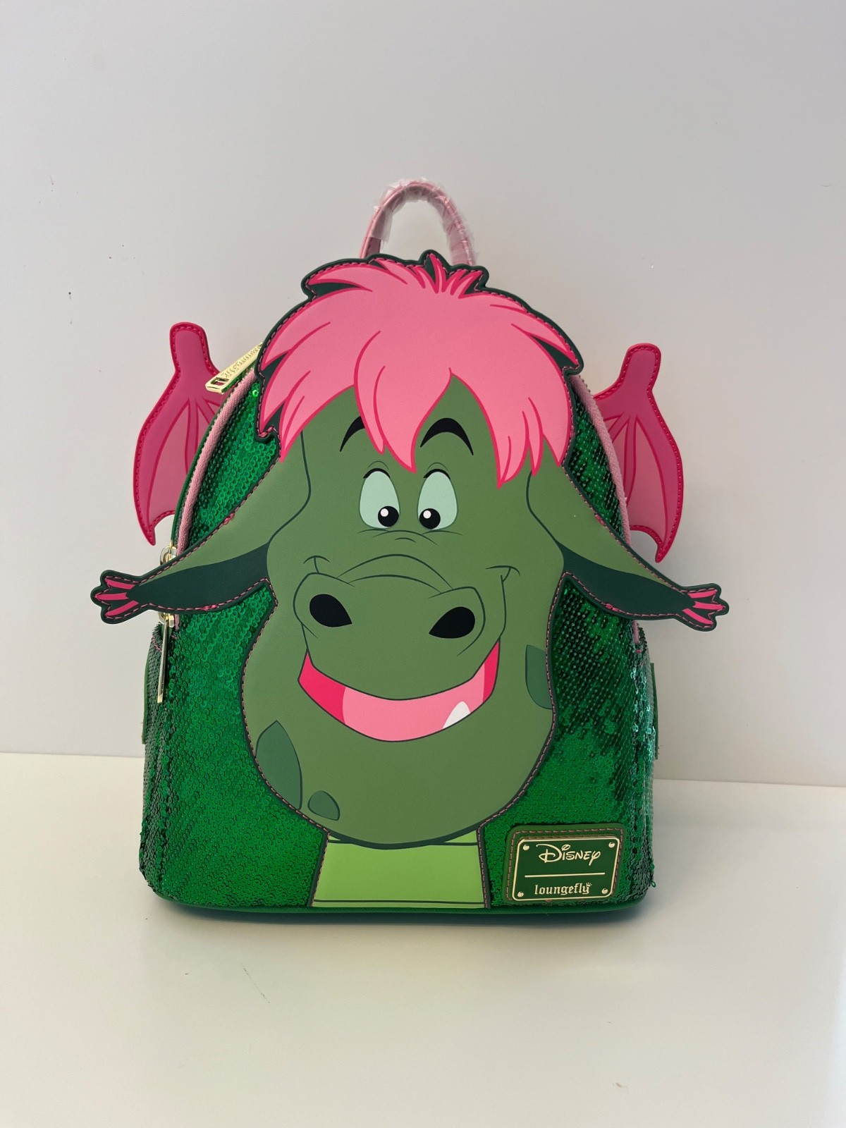 RARE DISNEY NEW PETE THE DRAGON ELLIOT SEQUENCE LOUNGEFLY COSPLAY MINI BACKPACK