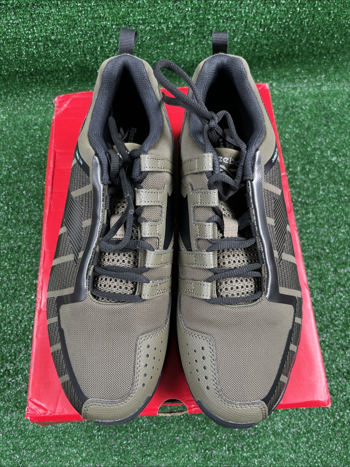 Reebok Zigwild TR 6 Trail Running Shoes Sneakers Army Green Black Mens 9 NIB
