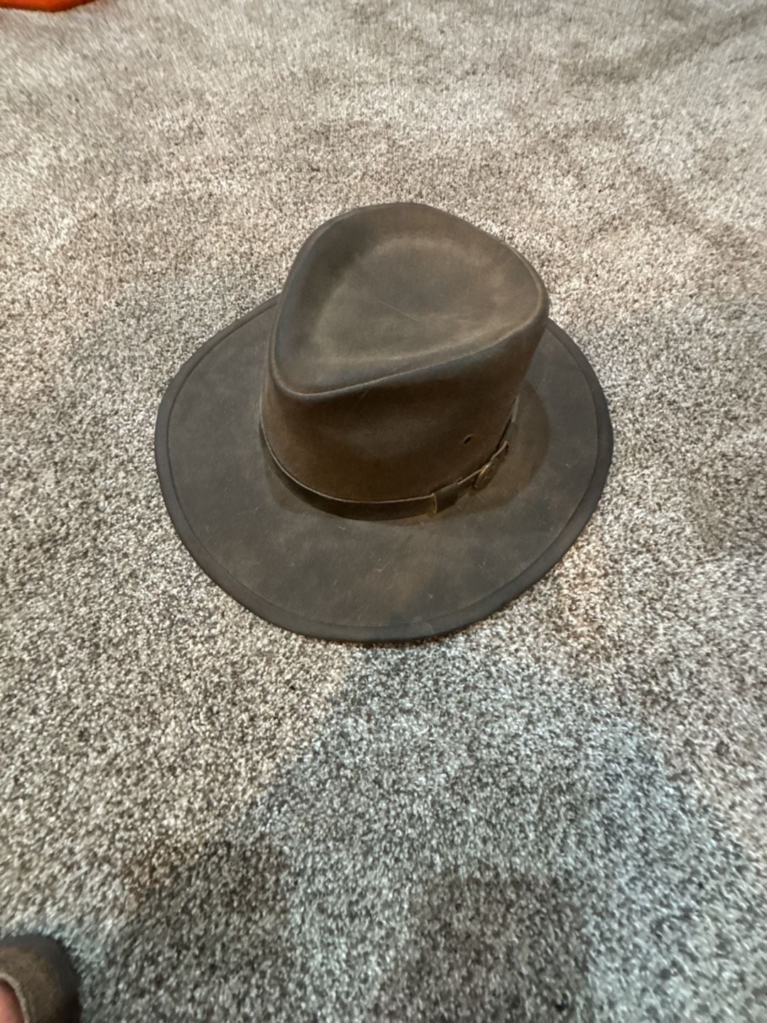 Outback Trading Co Kodiak Hat Size M Brown Cotton Oilskin