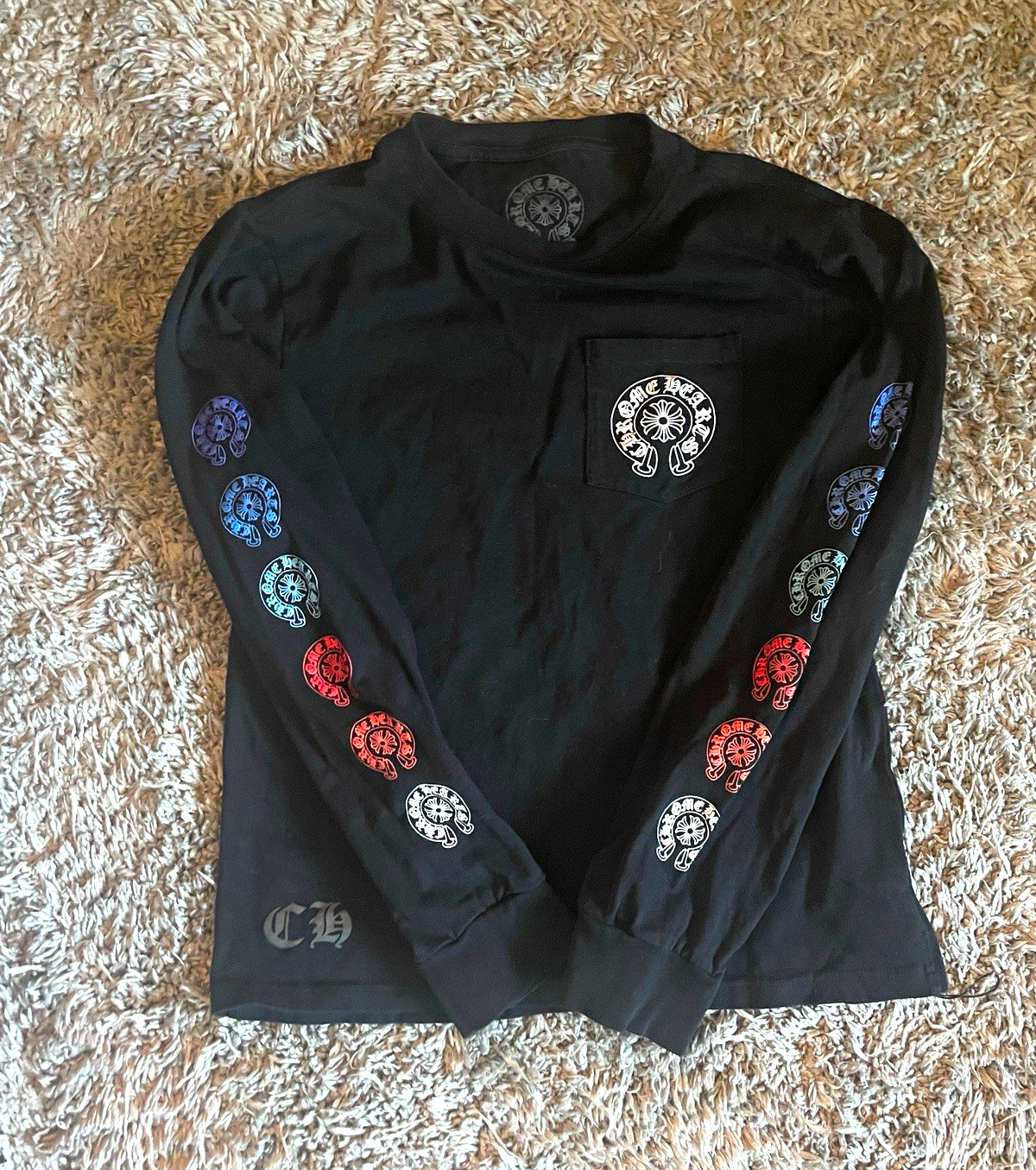 Chrome Hearts Men\'s Black Long Sleeve Size S 💥Fake💥