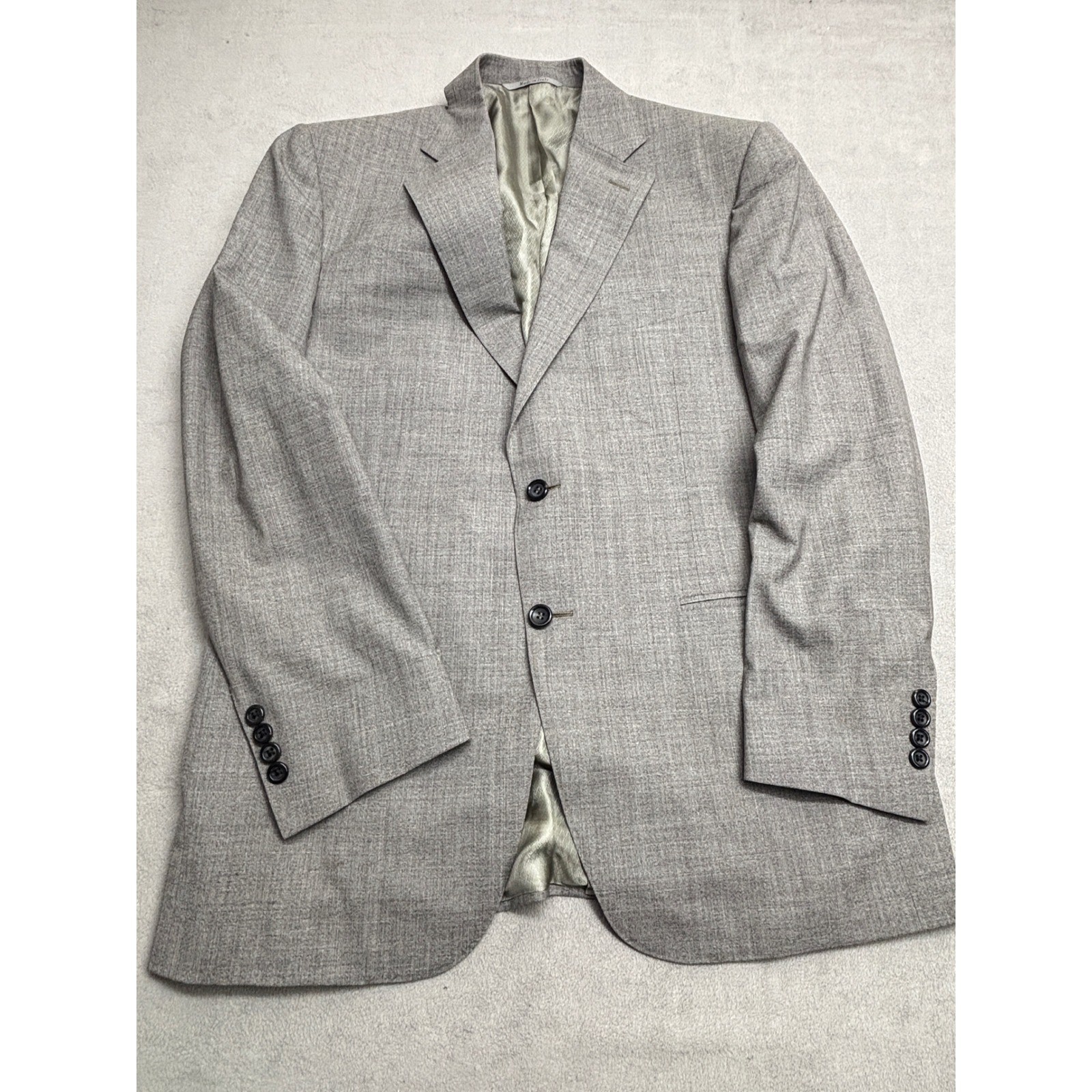 Canali 1934 Exclusive Grey Wool Blazer Sport Coat Made in Italy Size 40R