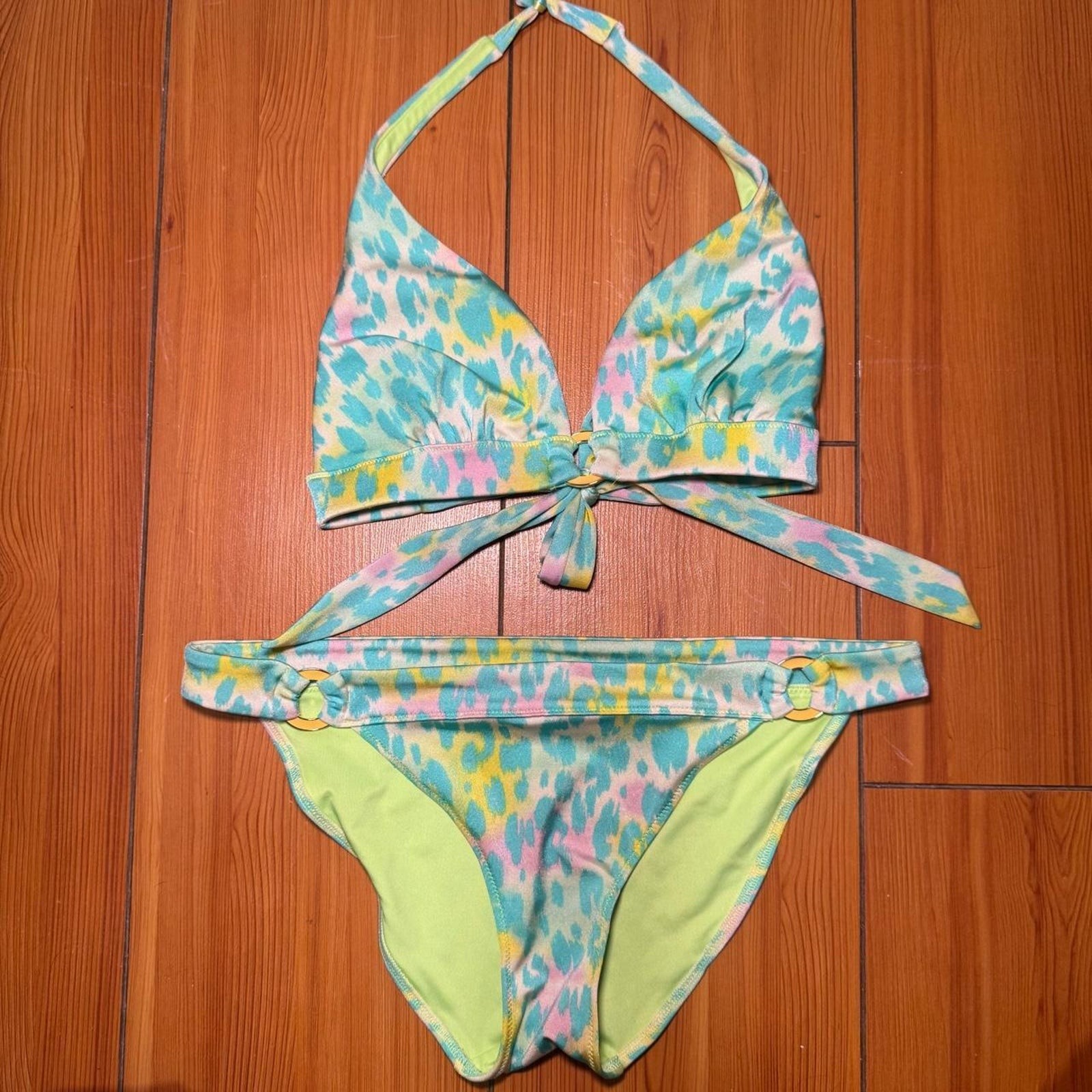 Medium victorias secret multicolored leopard
