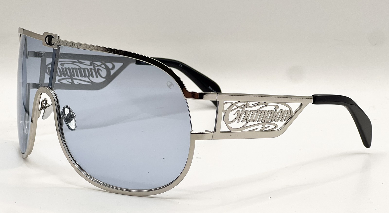 NEW CHAMPION DRESHIELD C02 SILVER AUTHENTIC SUNGLASSES 140-00