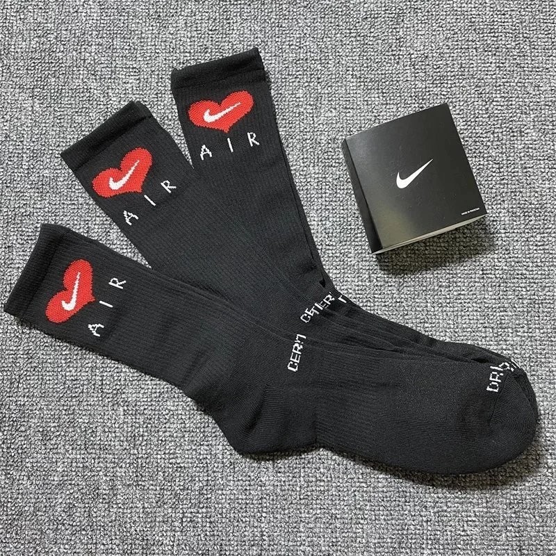 Drake x Nike Certified Lover Boy Socks (3-Pack) \'Black\' | Unisex Size L