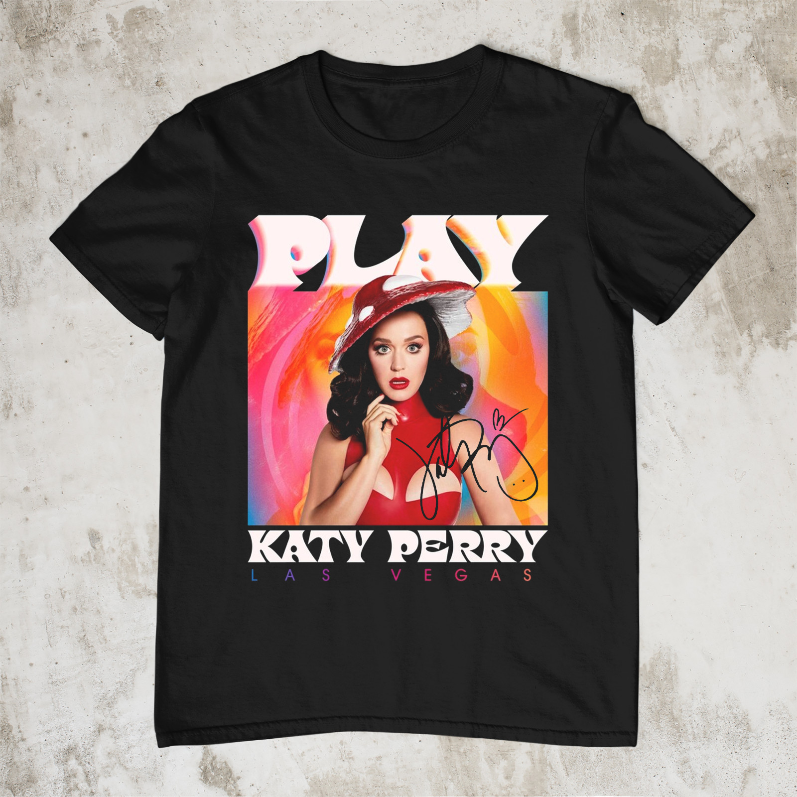 Rare Katy Perry Gift For Fans Heavy Cotton All Size Unisex Black Shirt BL141