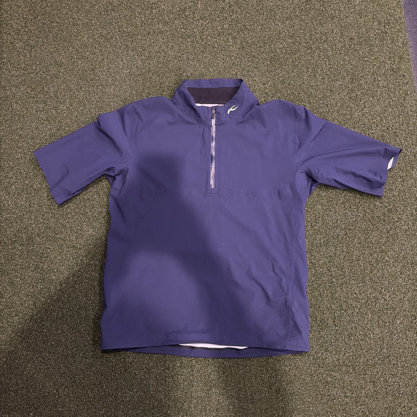 KJUS Dexter 2.5L Troyer Men’s Waterproof Golf Rain Pullover – Navy – Size 50/M