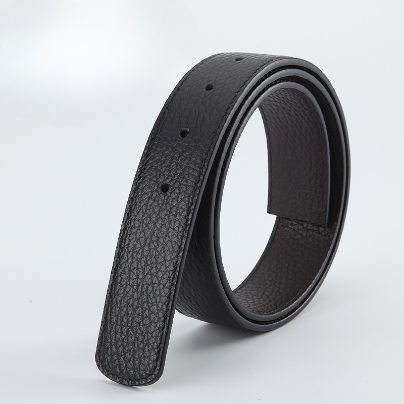 New Men's Genuine Leather Replacement Belt Strap 3.4cm for Ferragamo Reversible
