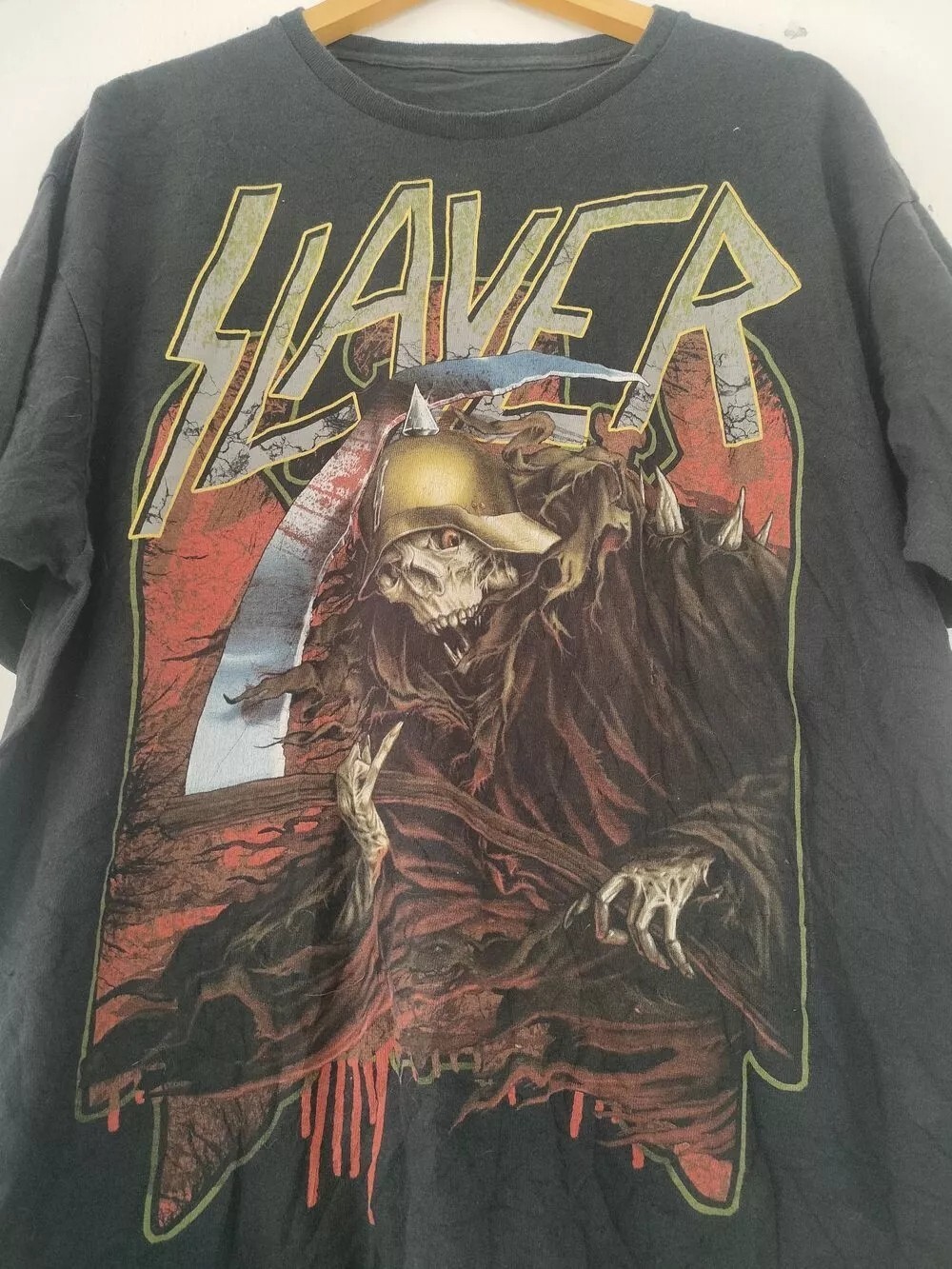 Slayer Thrash Metal Band Graphic T-Shirt Black S-5XL